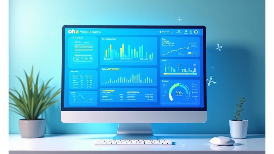 AI 기반 개인 맞춤형 생산성 도구 인터페이스 목업